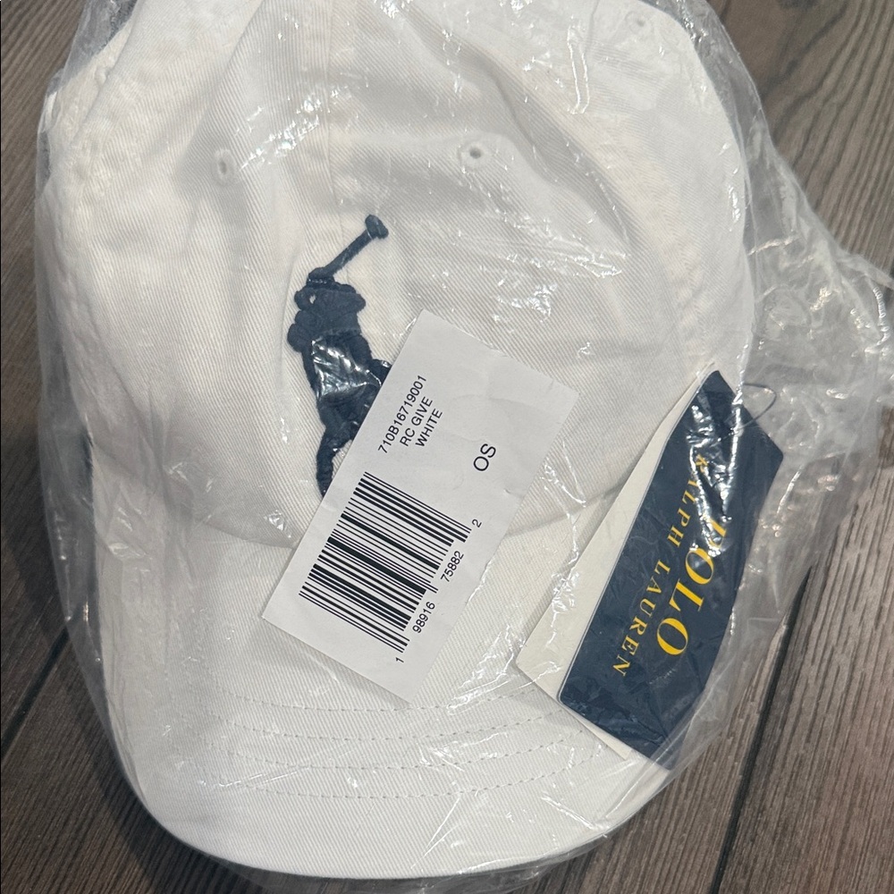Ralph Lauren Classic White Baseball Cap